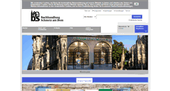 Desktop Screenshot of buchhandlung-schmetz.de